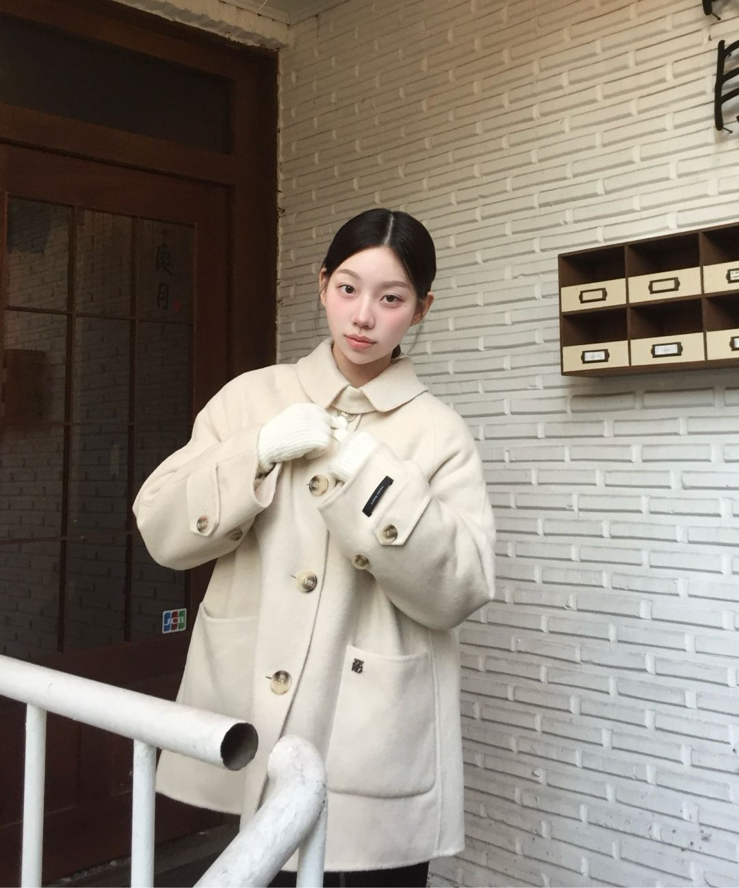 ounce lily alpaca half coat コート　韓国　美品 ounce lily alpaca half coat コート 韓国 美品 ounce lily alpaca