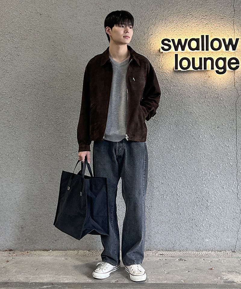 ジャケット・アウター 24AW ANOTHER OFFICE Leather Work Jacket MUSINSA | ANOTHER OFFICE Leather Work Jacket (Dark Brown)