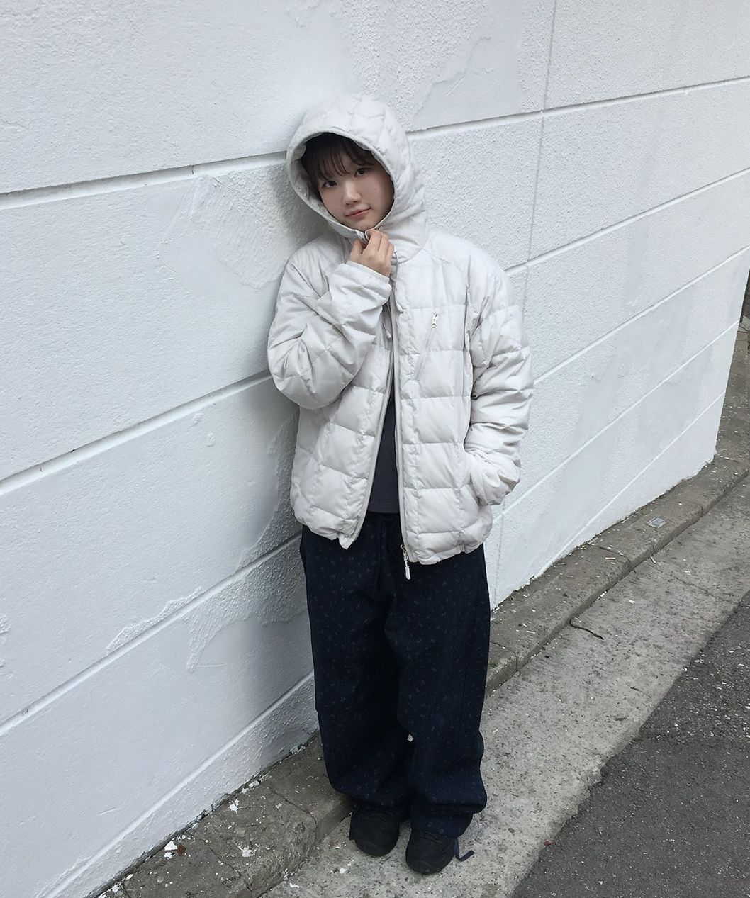 오헤시오(OHESHIO) DIAMOND QUILTED DUCK DOWN, LIGHT GRAY - 사이즈