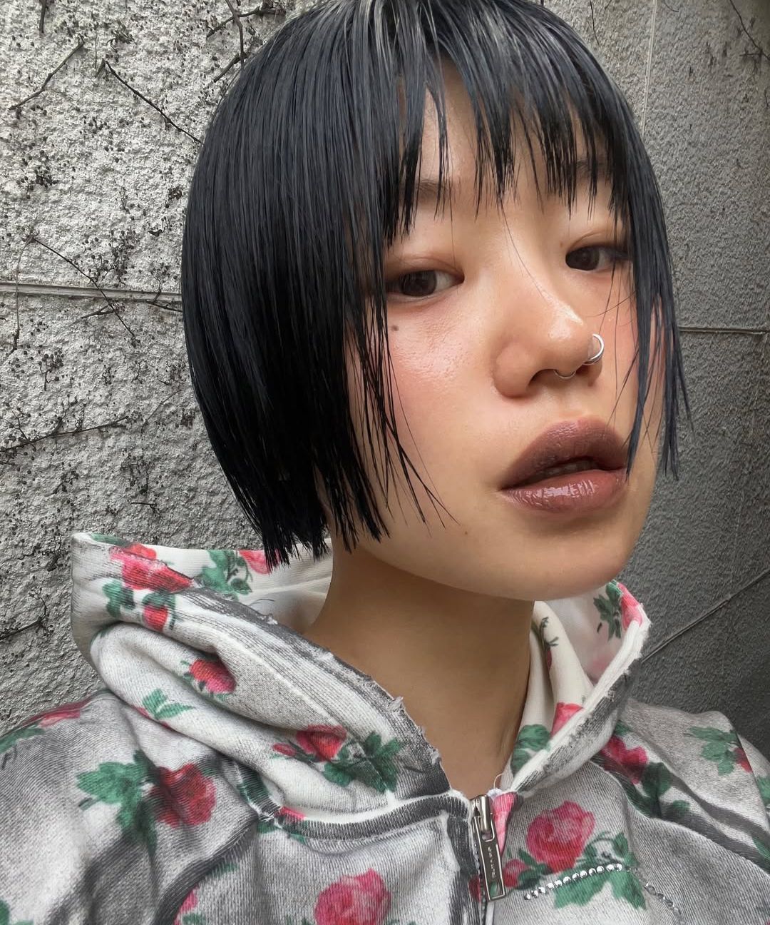 トップス grailz project gr FLOWER DIRTY HOODIE MUSINSA公式