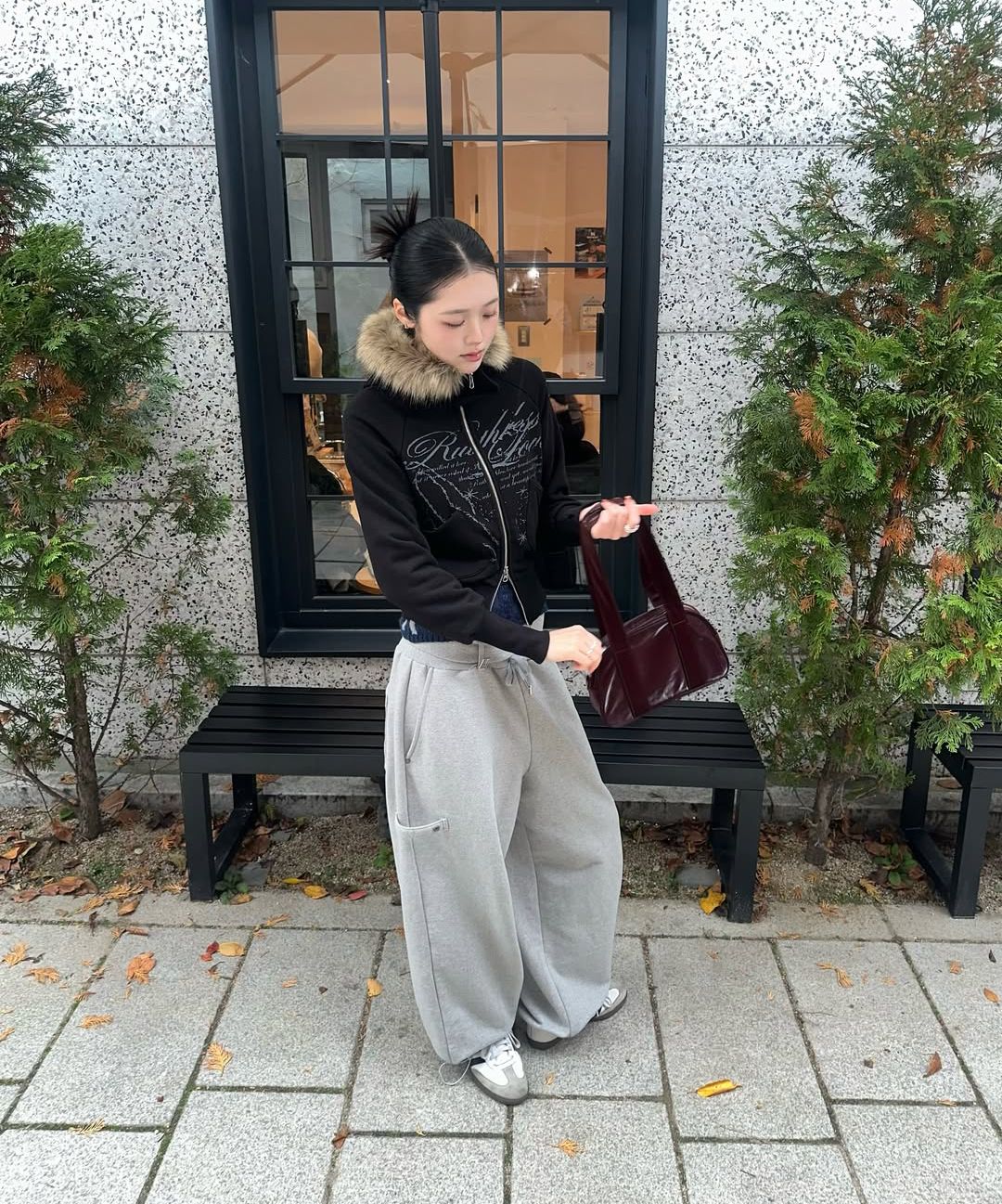 トップス FANCY CLUB /Loose Fur Hooded Zip-Up MUSINSA | FANCY CLUB Loose Fur Hooded Zip-Up (BLACK) F25ZA005