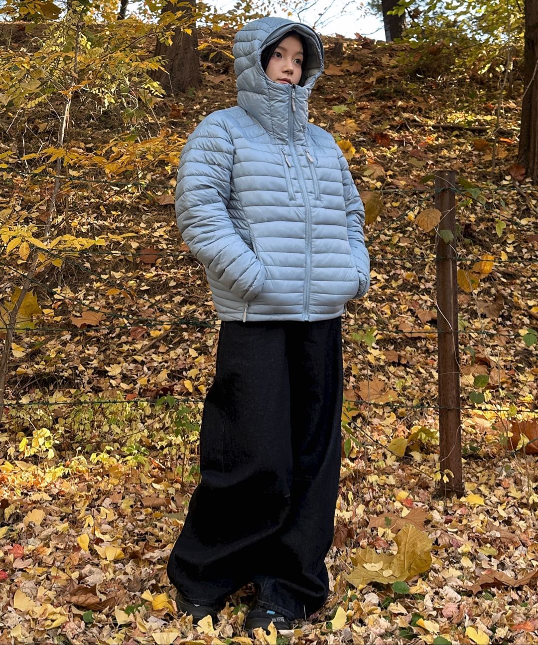 MUSINSA公式 | LEIRE エッセンシャルフードパーカーレイトダウン