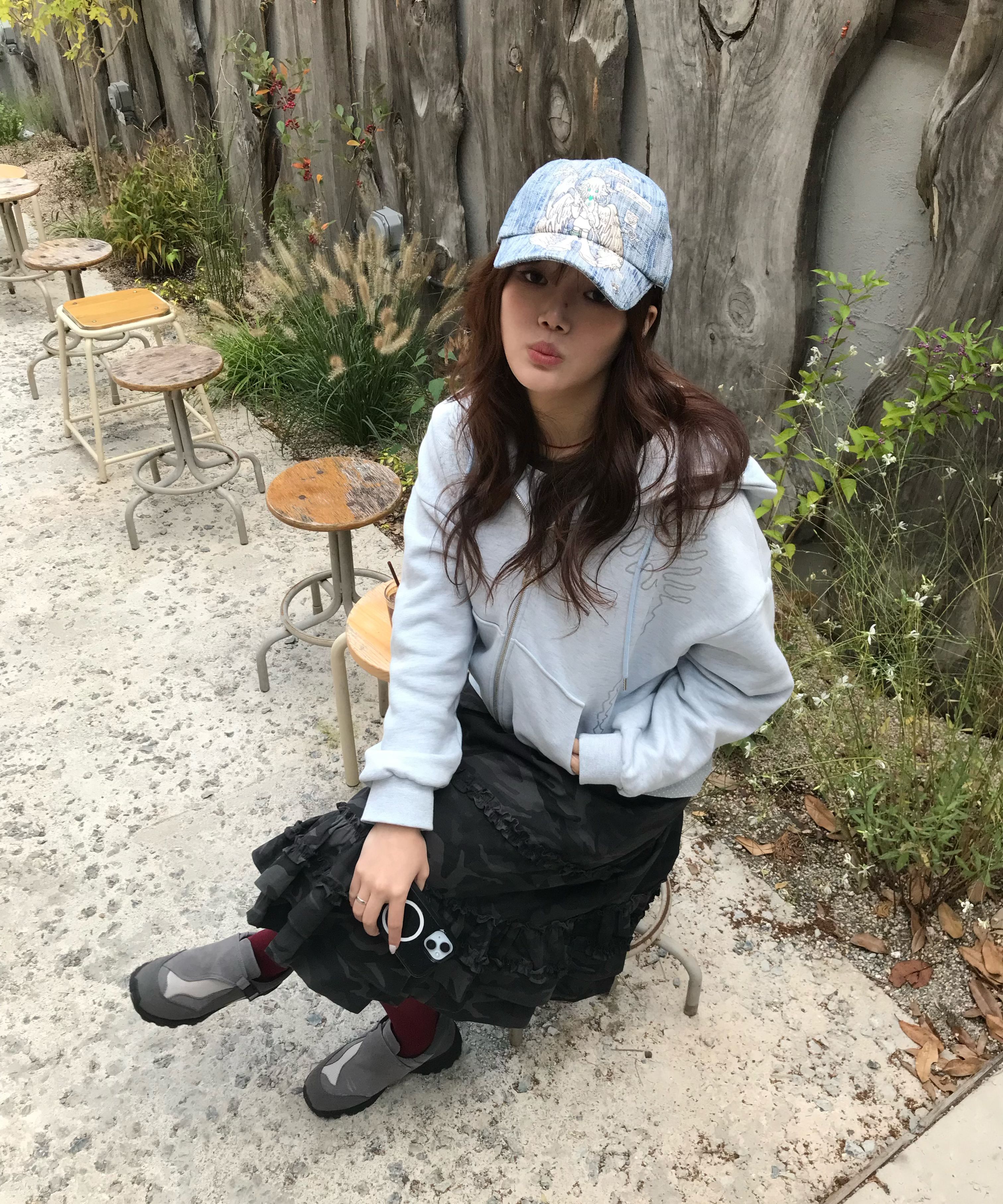 MUSINSA公式 | YOUTHBATH YB x Oliwa Ball Cap_DENIM