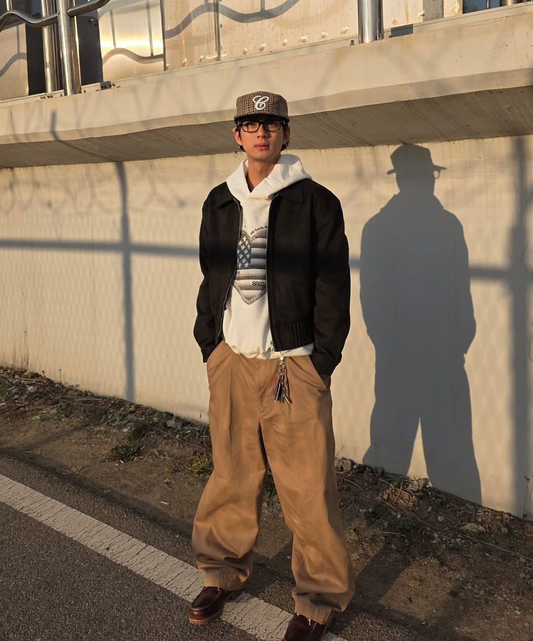 MUSINSA公式 | BOWLOW PRODUCT クロップスエードパネルジャケット