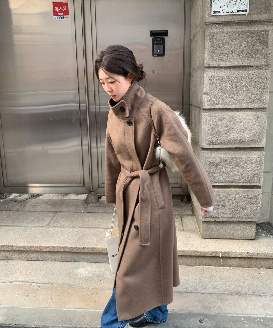MUSINSA公式 | MINDBRIDGE WOMEN [W]ハンドメイドカシミヤハイネック