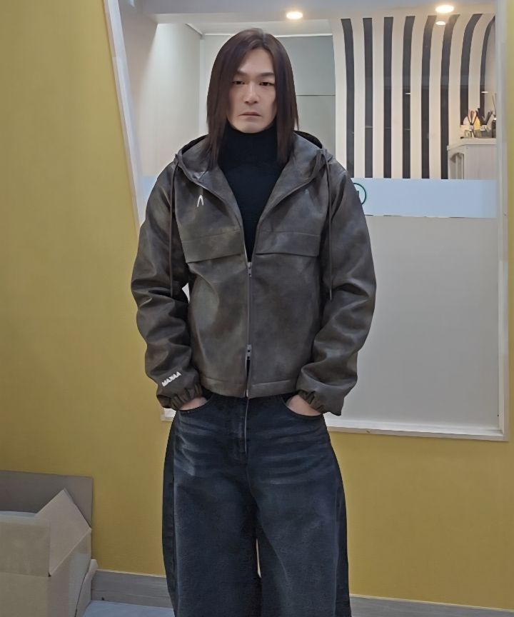 ジャケット・アウター AAKAM Leather Puffer Jacket MUSINSA MUSINSA | AAKAM Leather Puffer Jacket (Brown)