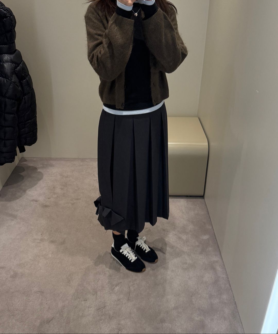 MUSINSA公式 | PARTIMENTO WOMEN PW ダブルレイヤードロングスリーブT
