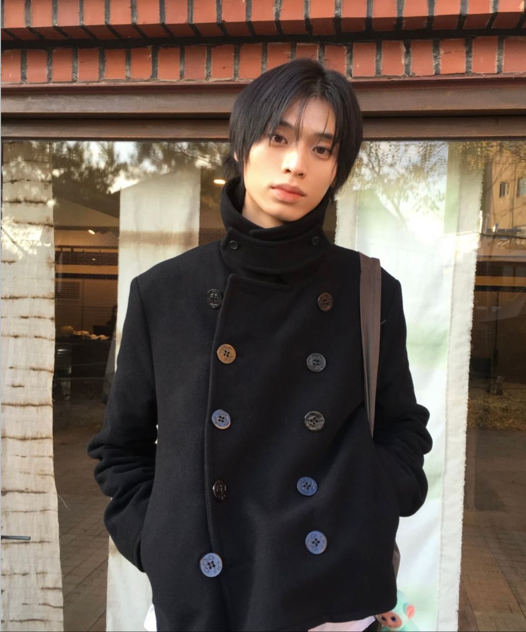 MUSINSA公式 | KIRYU PEA COAT (BLACK)