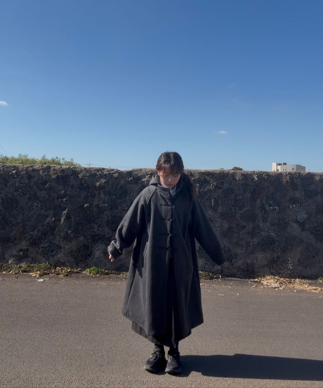 ジャケット・アウター misekiseoul Hoodie long duffle Coat GREY Miseki seoul】Hoodie long duffle coat | OUR BRAND,Miseki seoul