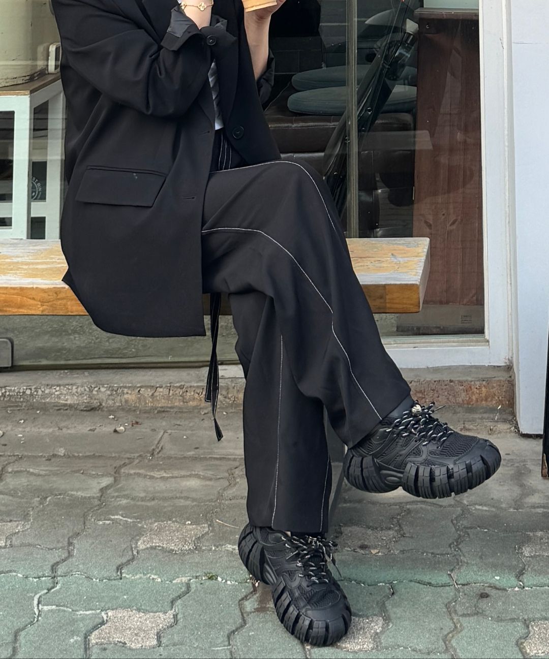 SHOEHI SEOUL テイラー メッシュ スニーカー ブラック MUSINSA公式 | SHOEHI テイラー メッシュ スニーカー(2Colors)_SN8000
