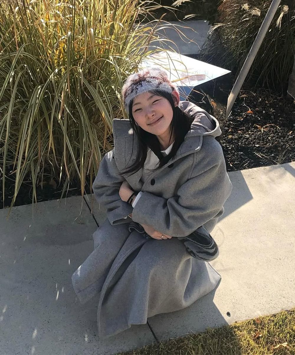 MUSINSA | MISEKI SEOUL Hoodie long duffle Coat CHARCOAL