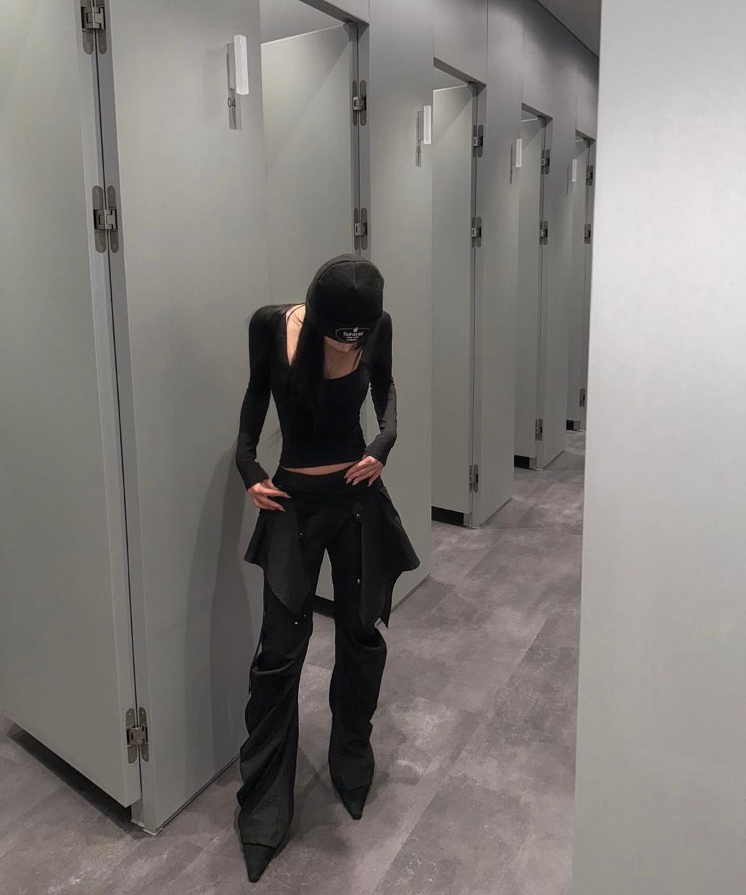카시코(KASHIKO) Layered Strap Pants Black - 사이즈 & 후기 | 무신사