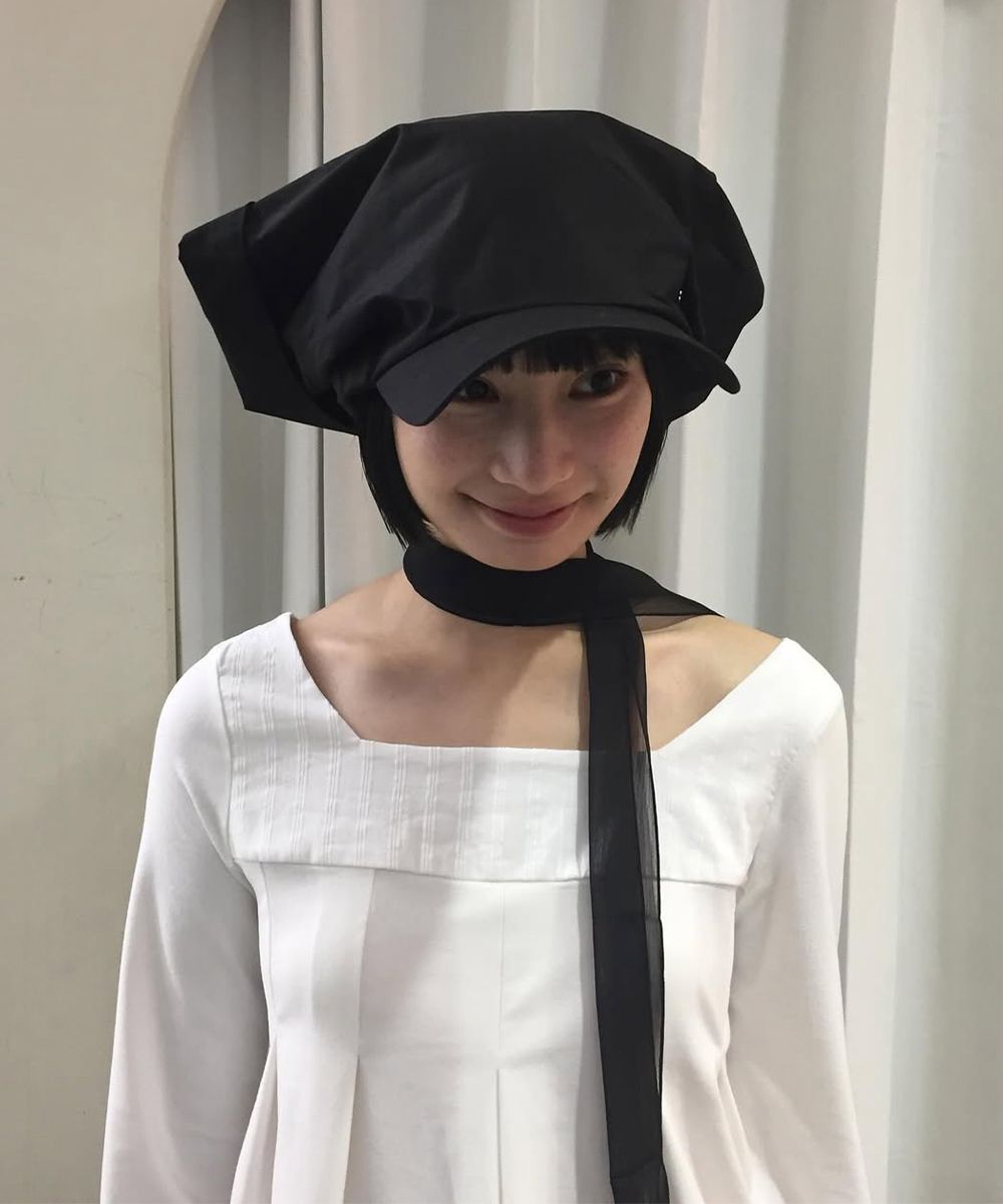 新作　salsation サルセーション　Bandana Hat　 Sサイズ MUSINSA | MISEKI SEOUL Tie-up scarf bandana cap BLACK