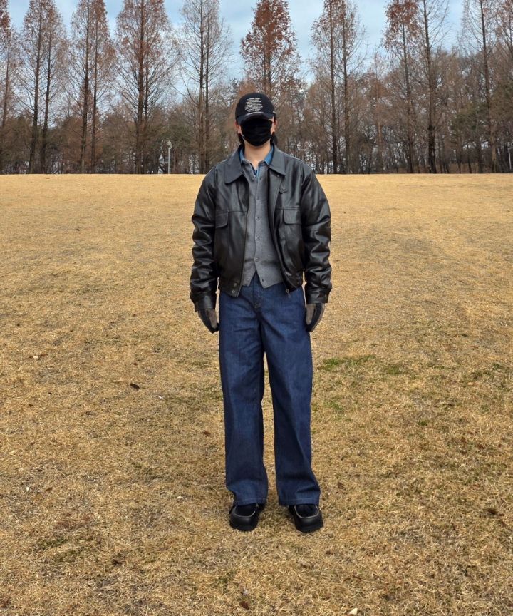 MUSINSA | LEMARD Flying Mustang Jacket - Brown