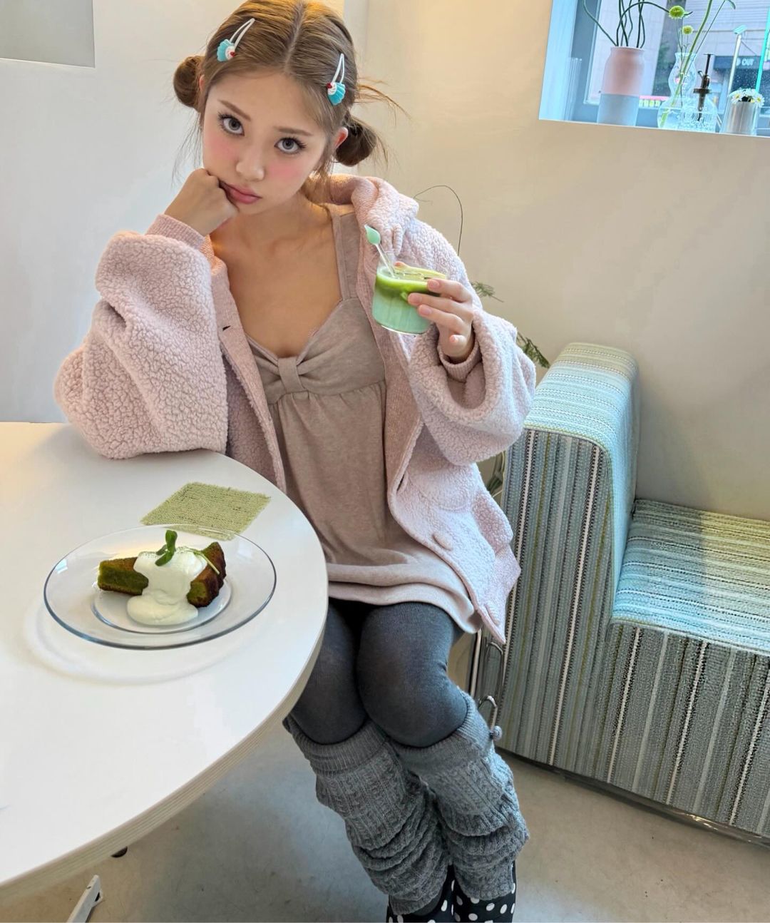 익스파이어드걸(EXPIRED GIRL) [7th] Bambi Soft Top Light Grey