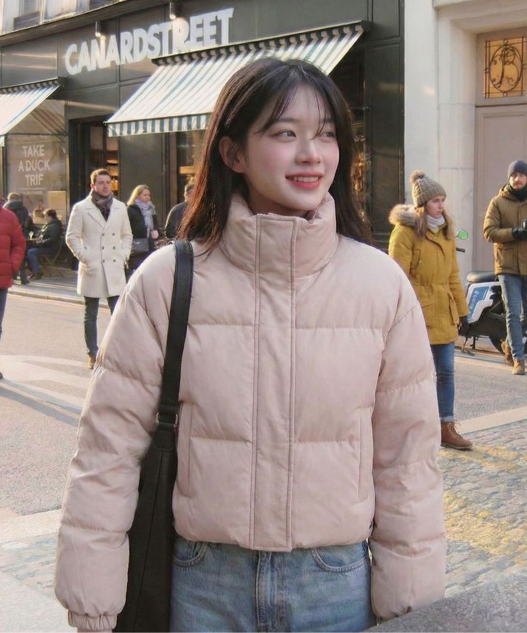 MUSINSA公式 | THE GREEN LAB スエードコーティングクロップダウン