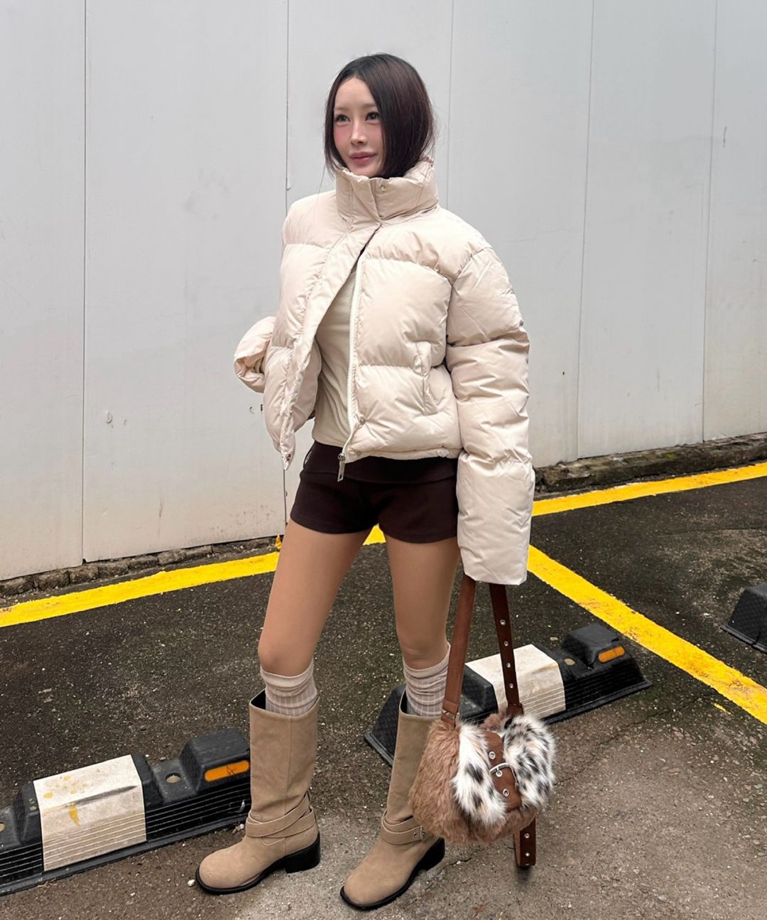 Rose♡につきご購入はお控え下さい✨BRIEFING ダウン☆ MUSINSA公式 | NICK&NICOLE NICOLE VOLUME PUFFER SHORT PADDING_CREAM