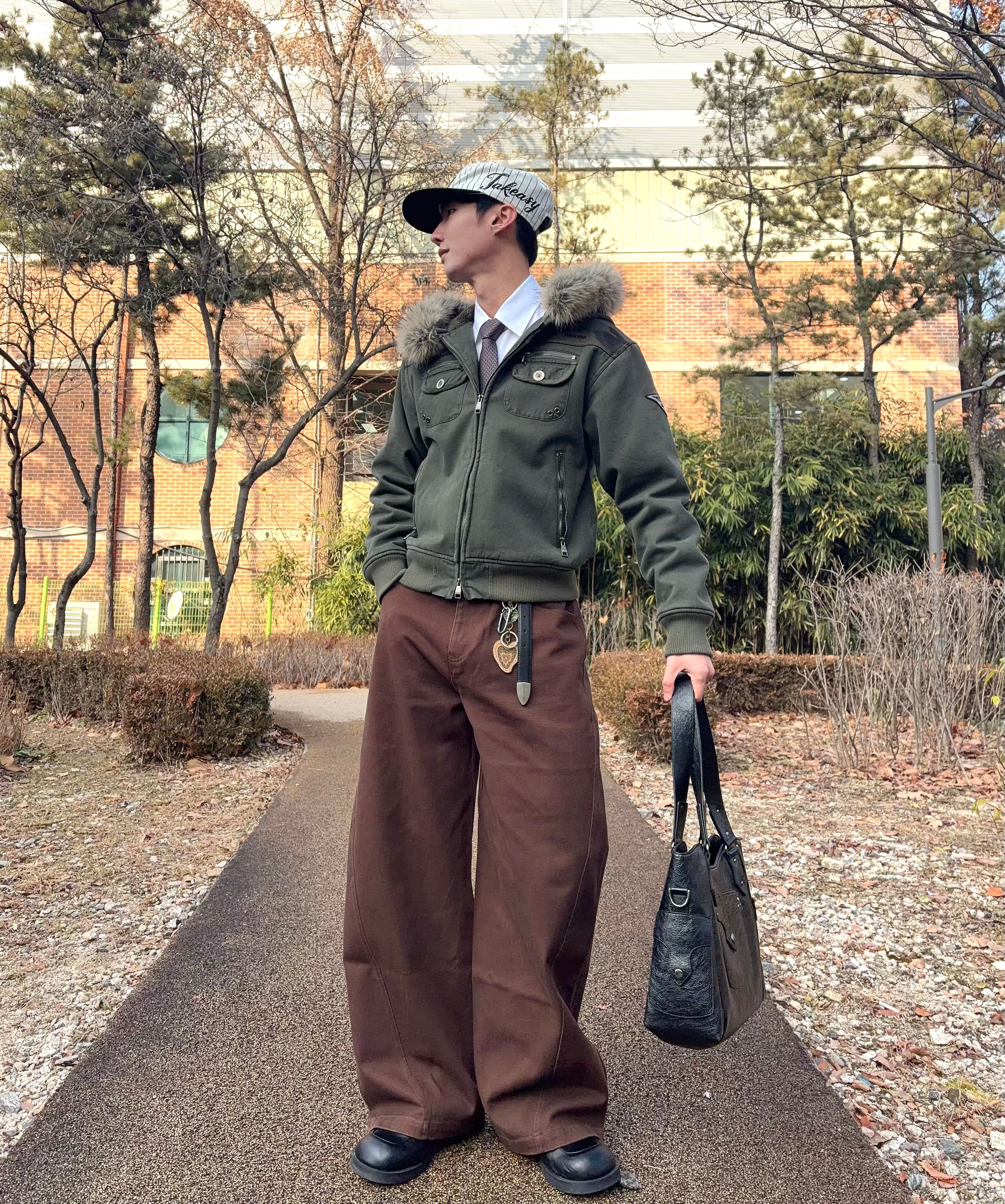 아캄(AAKAM) Fur Camo Contrast Jacket (Black) - 사이즈 & 후기 | 무신사