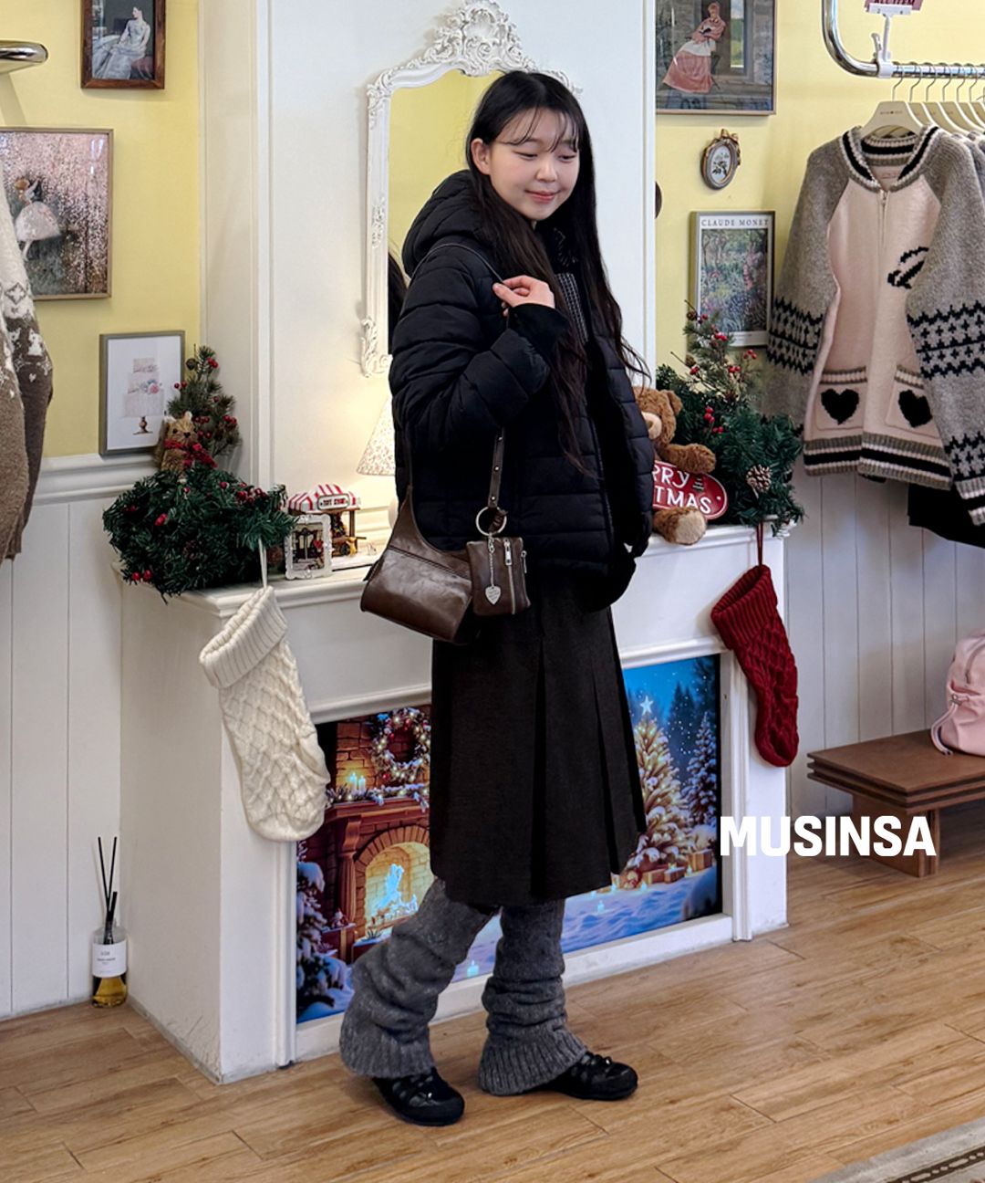 MUSINSA | STAND OIL Tie Maryjane Sneakers
