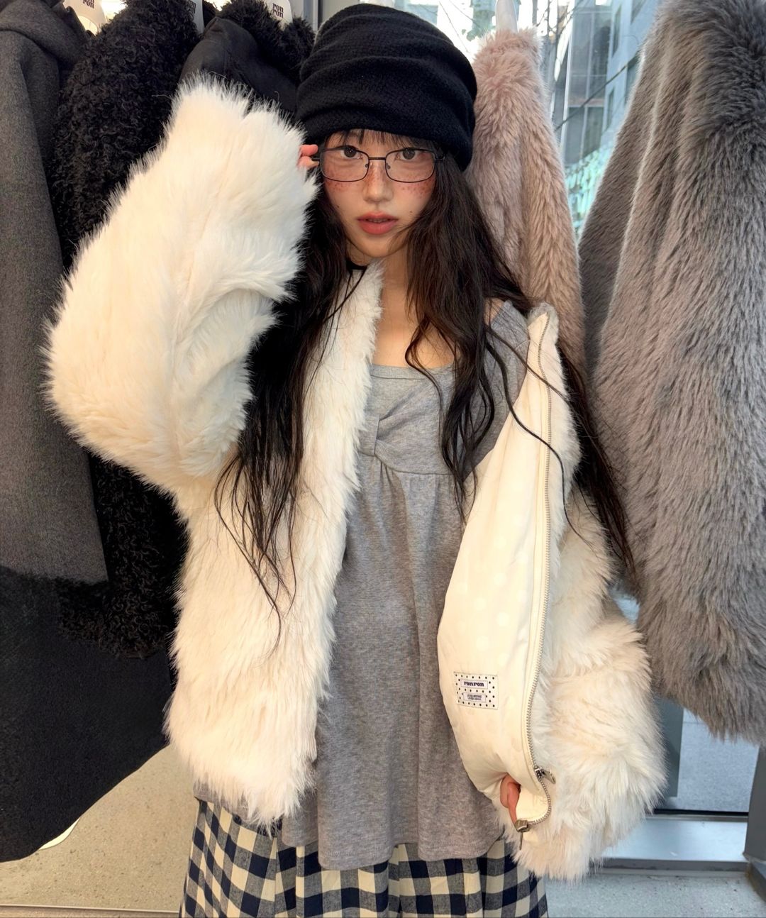 익스파이어드걸(EXPIRED GIRL) [7th] Bambi Soft Top Light Grey
