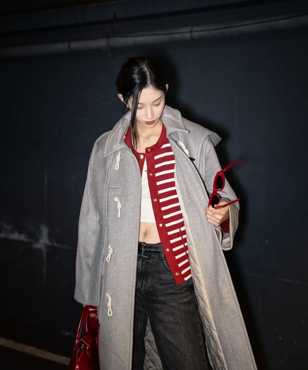 MUSINSA公式 | DRAWFIT WOMEN ソフトカシミヤフードスカーフダッフル