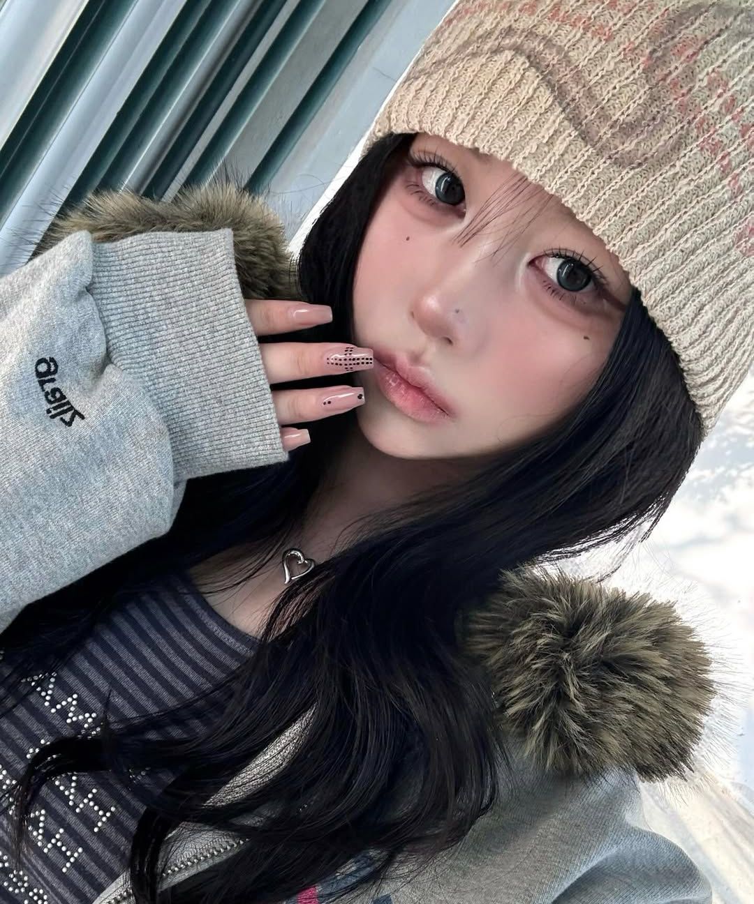【GRAILZ】PARODY FUR ZIP HOODIE GRY M パーカー 210.jpg