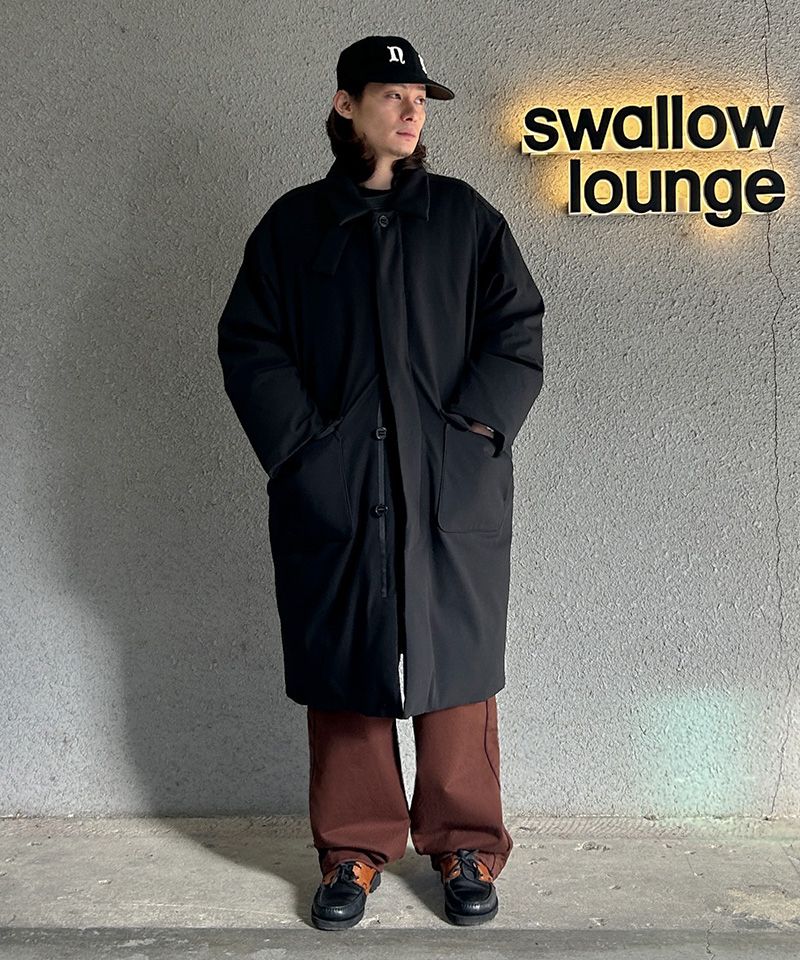 어나더 오피스(ANOTHER OFFICE) Ample Down Long Coat (Black