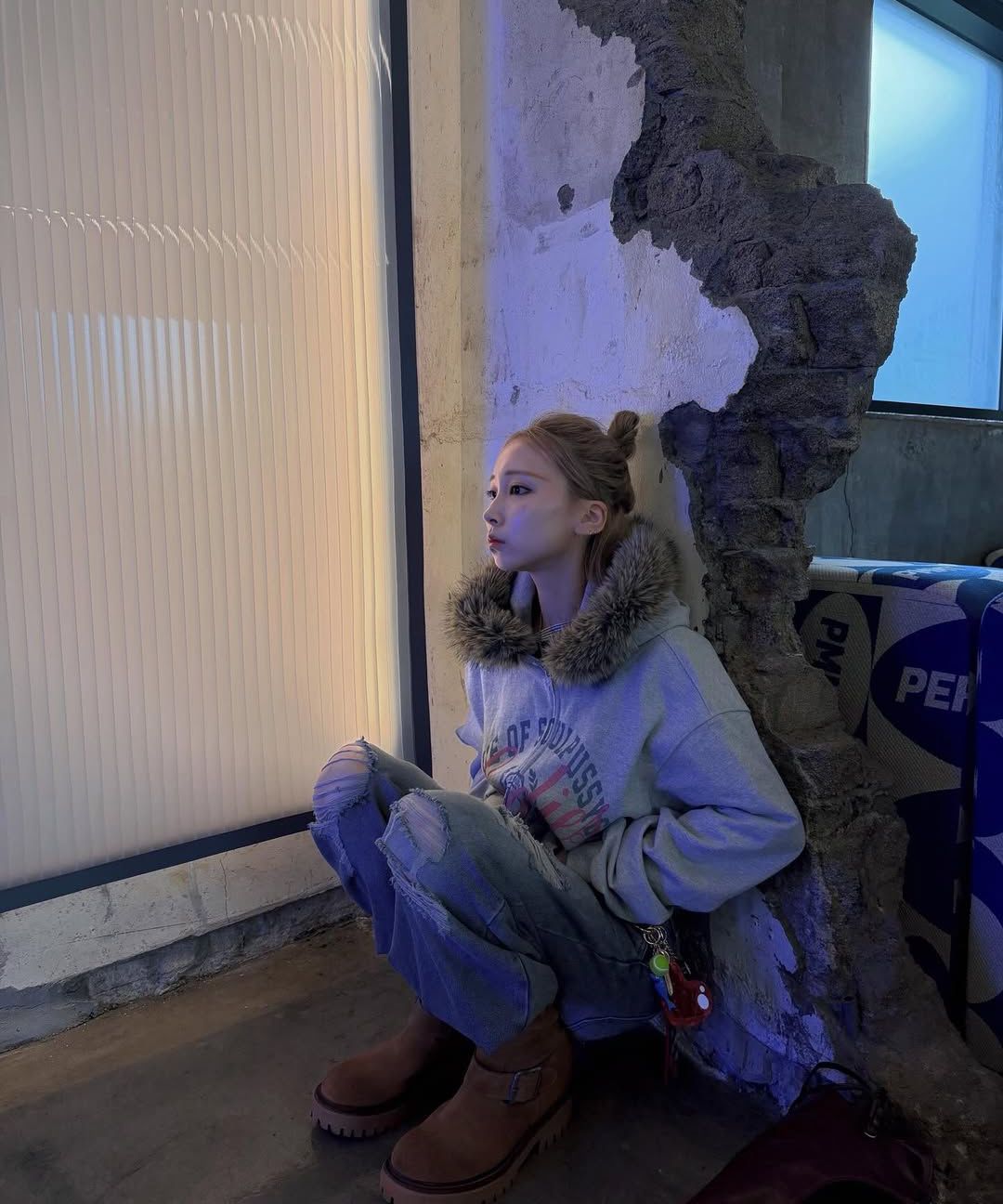 【GRAILZ】PARODY FUR ZIP HOODIE GRY M パーカー grailz TOP 1. SOULPUSSSYCAT X GRAILZ] PARODY FUR ZIP HOODIE [GRAY