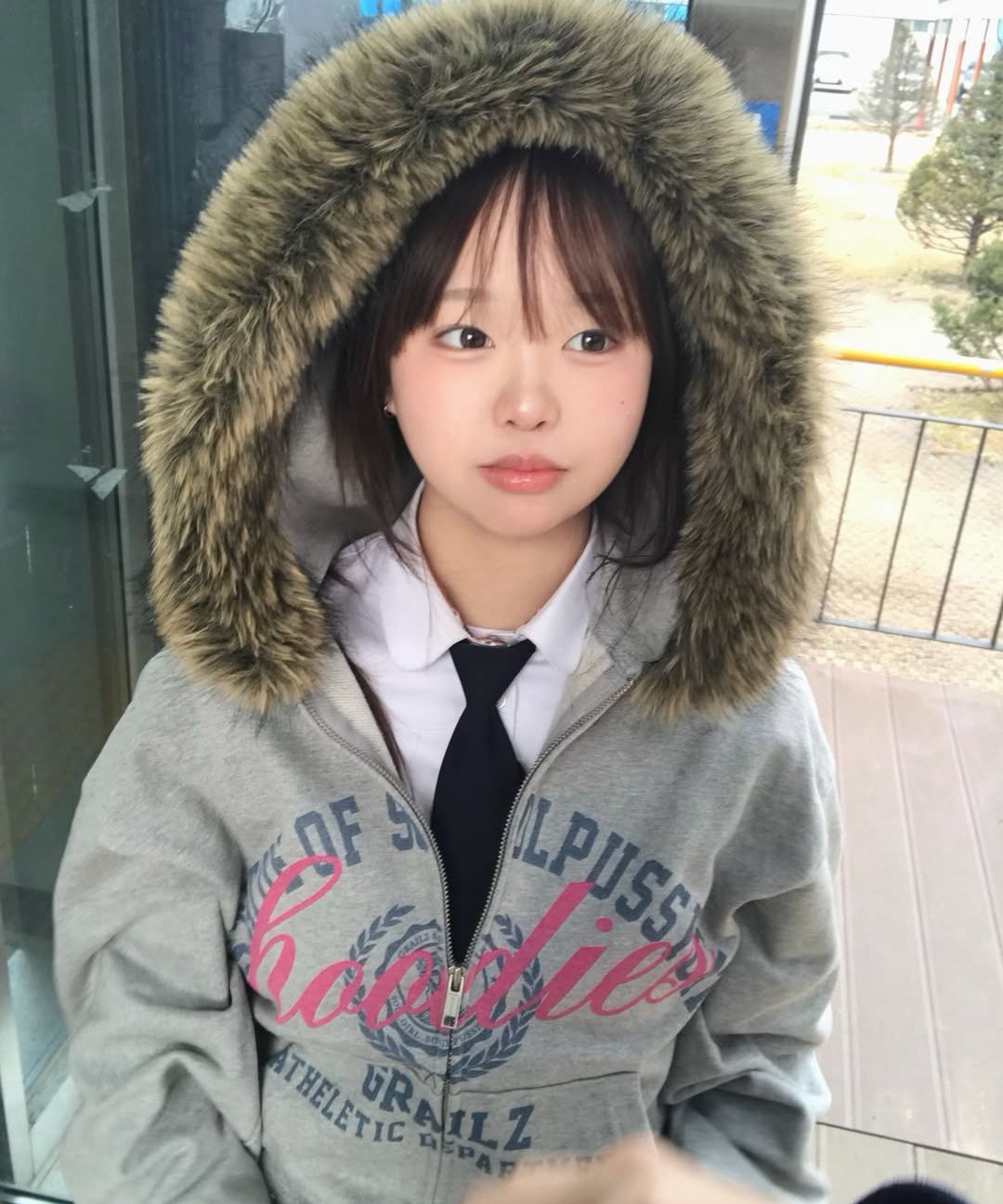 【GRAILZ】PARODY FUR ZIP HOODIE GRY M パーカー 210.jpg