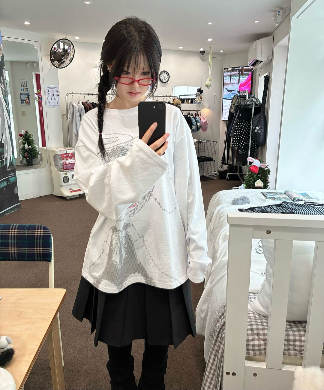 MUSINSA公式 | ITZAVIBE CAT GIRL LONG SLEEVE