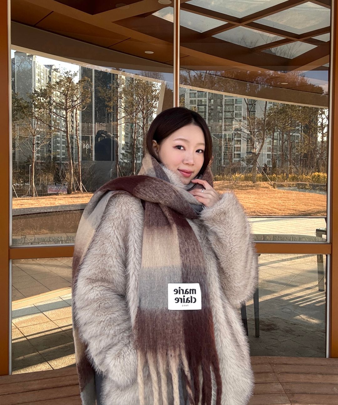 오피쉬(OAFISH) FLUFFY MIX FUR JACKET, LIGHT GRAY - 사이즈 & 후기