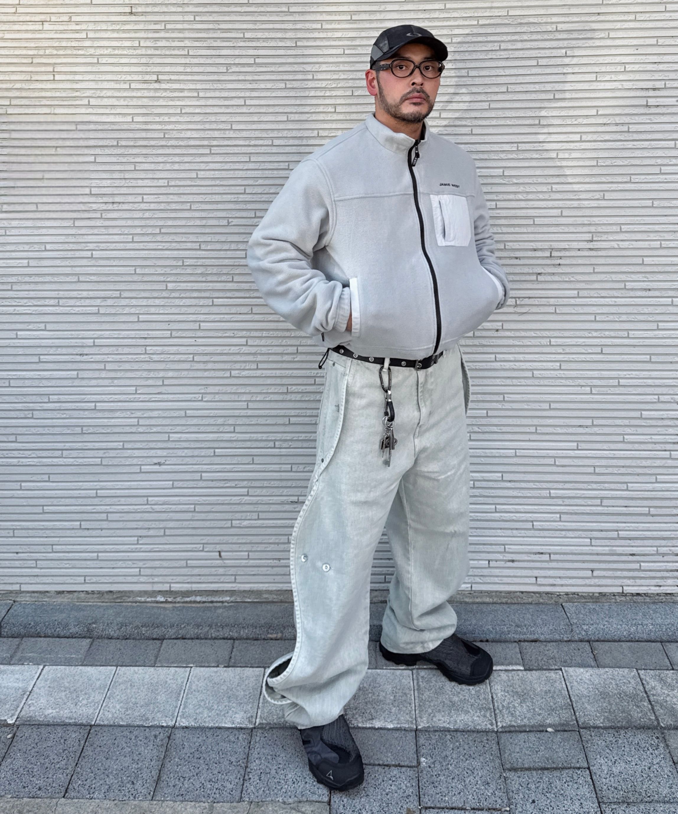 MUSINSA公式 | JAMIE WEST フリースナイロンリバーシブルジャンパー