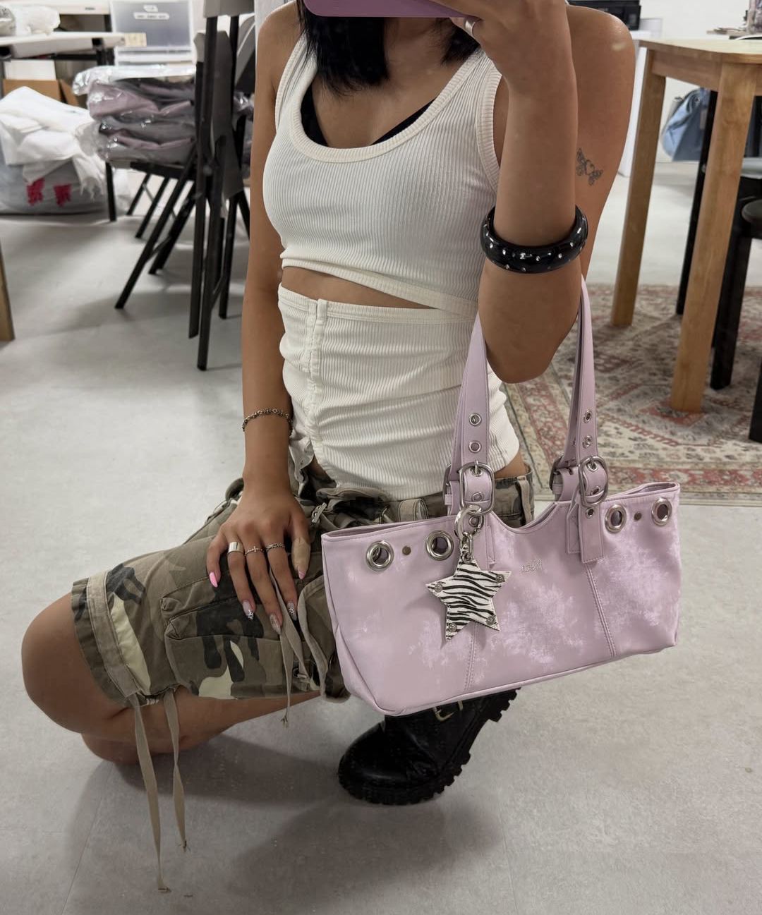 MUSINSA | HIETA Becky Mini / Powder Pink