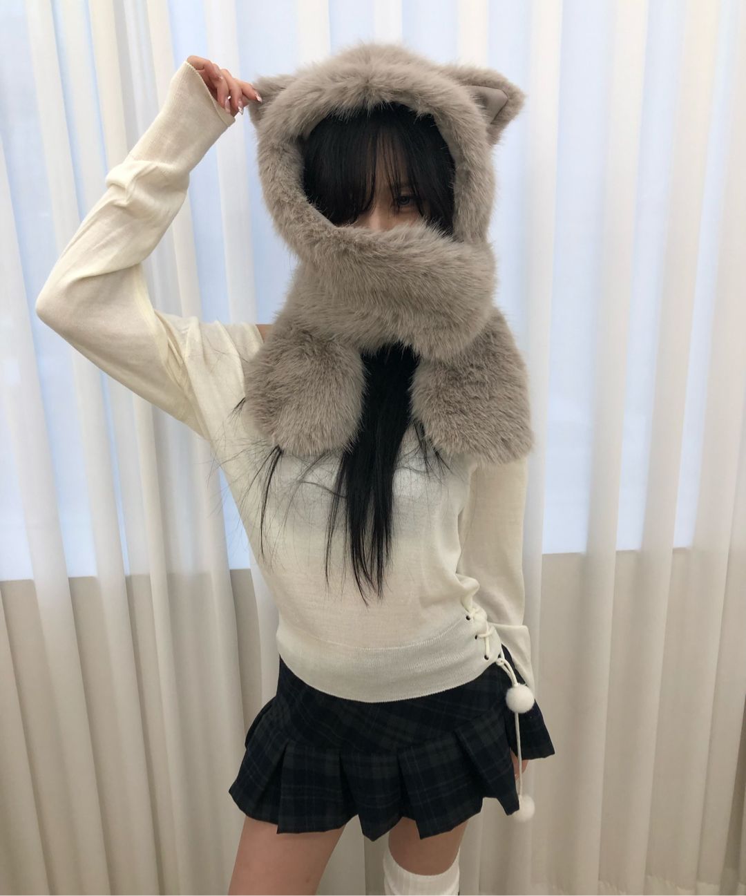 포어링(FORUSRING) 4US Banding mini skirt (black) - 사이즈 & 후기