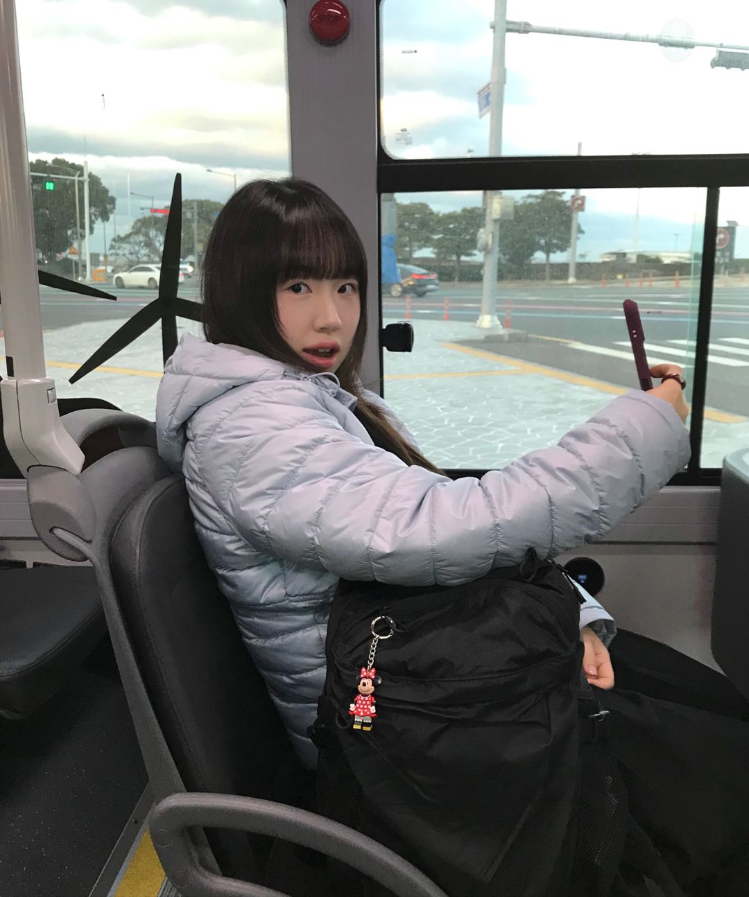 MUSINSA公式 | FANCY CLUB ライトウェイトスイングパファー (SKY BLUE