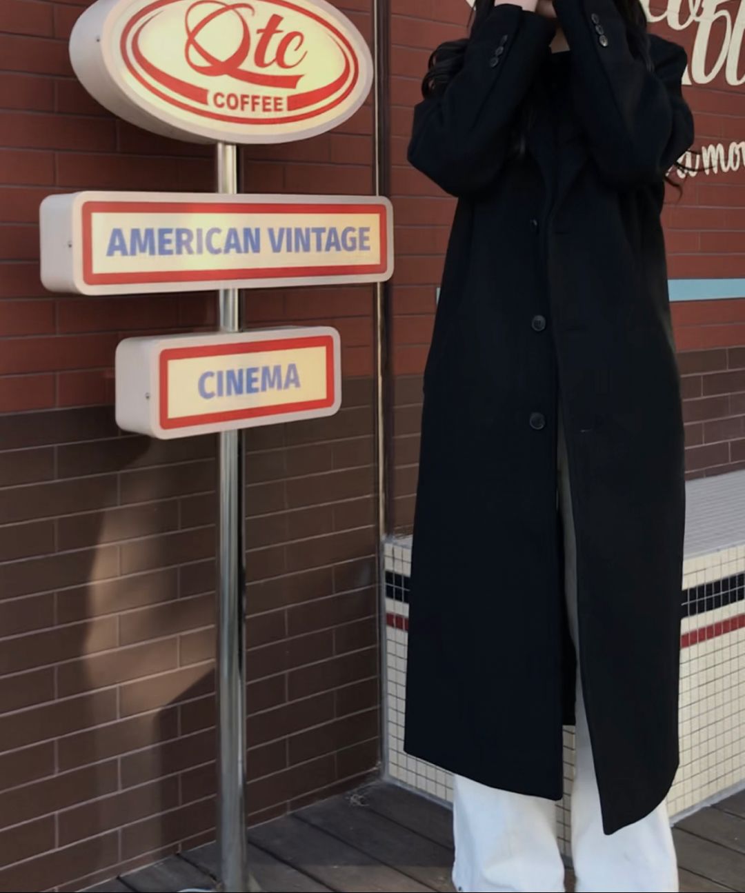 MUSINSA | AVANDRESS Unisex Flex Long Overfit Coat Black