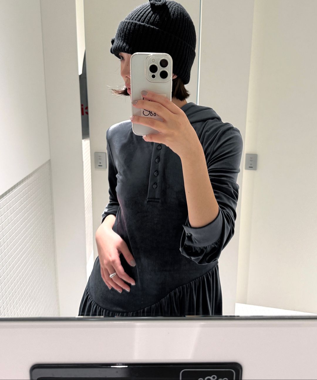시눈(SINOON) Flower Beanie (Black) - 사이즈 & 후기 | 무신사