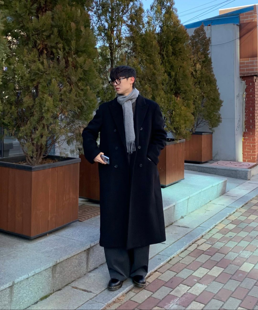 MUSINSA公式 | MUSINSA STANDARD カシミアブレンドパパショルダー