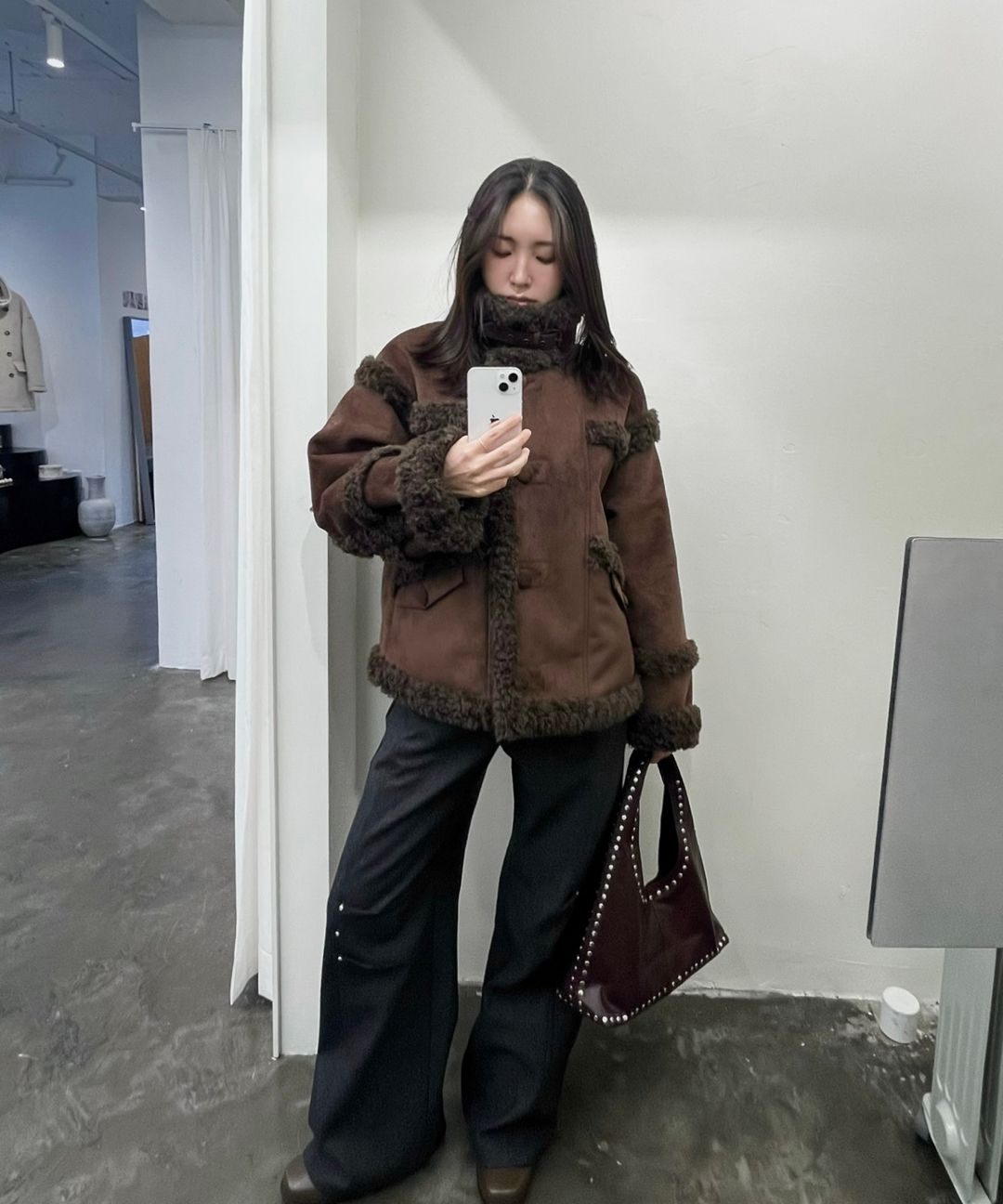 MUSINSA | ASURA WOOL LINE MUSTANG (BROWN)