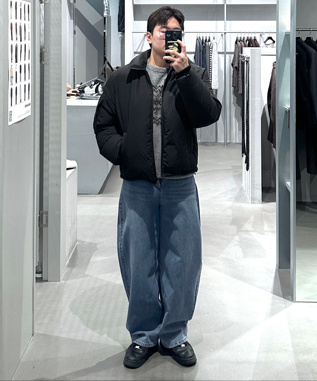 MUSINSA公式 | INSILENCE チェイントウィルバルーンフィットデニム