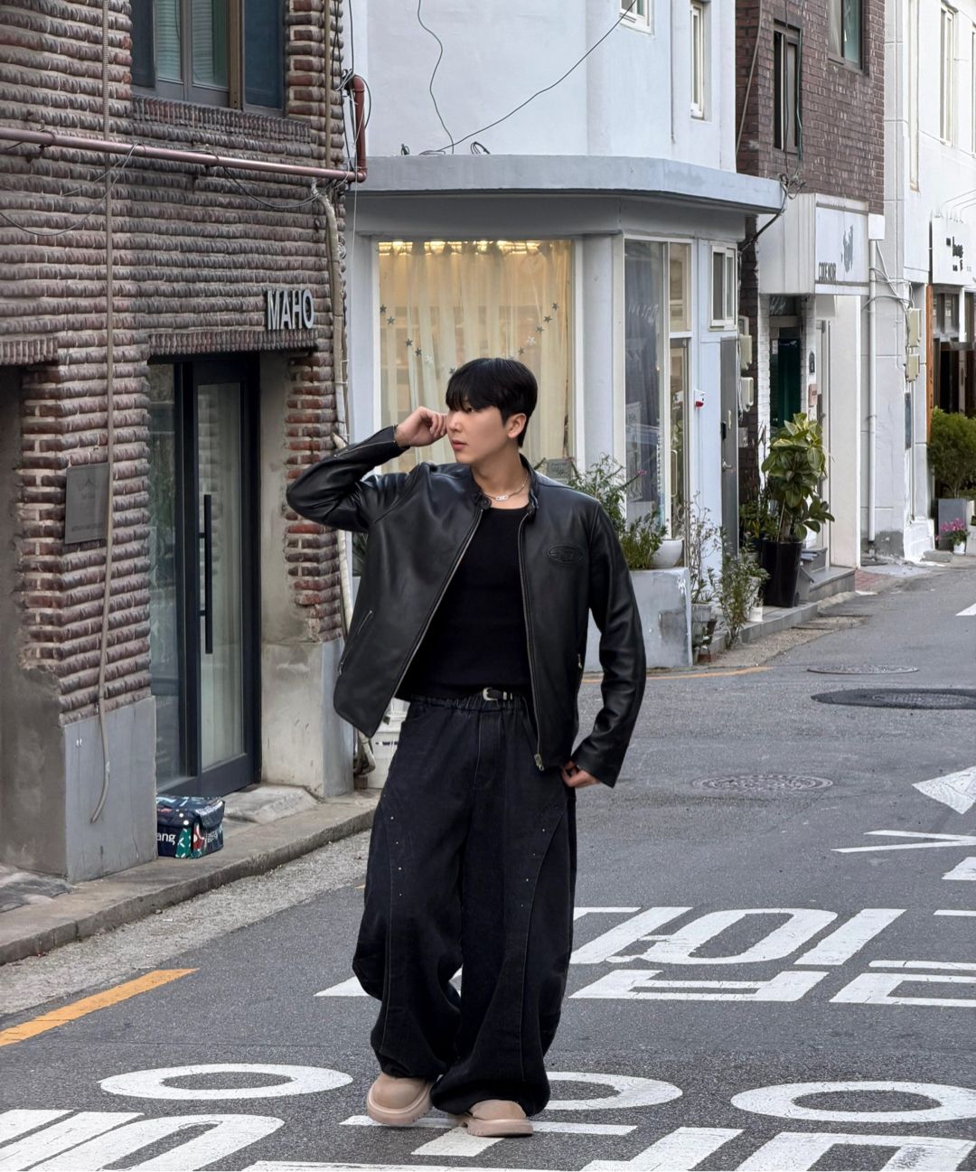 MUSINSA公式 | DNSR マンモススエードワーカー ベージュ