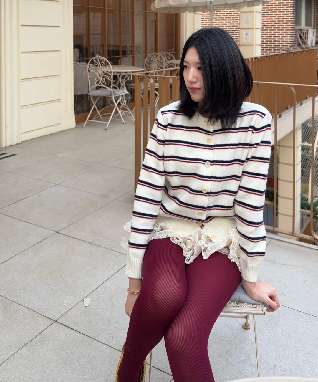 MUSINSA | ROUGHNECK Tutu Pants Skirt Cream