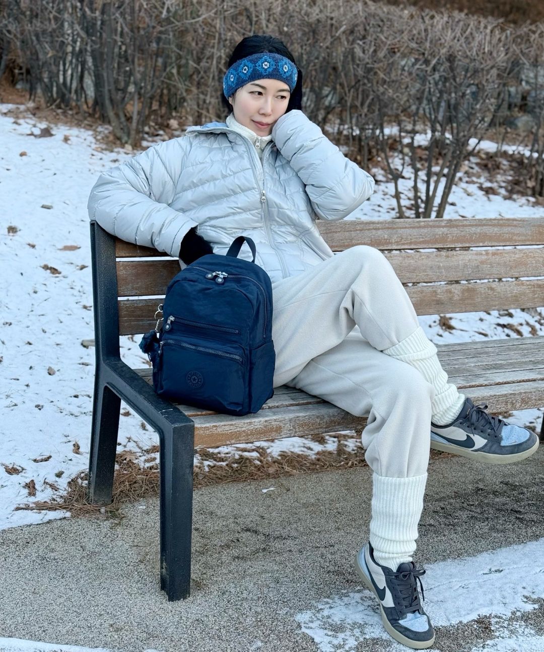 MUSINSA公式 | FANCY CLUB ライトウェイトスイングパファー (SKY BLUE