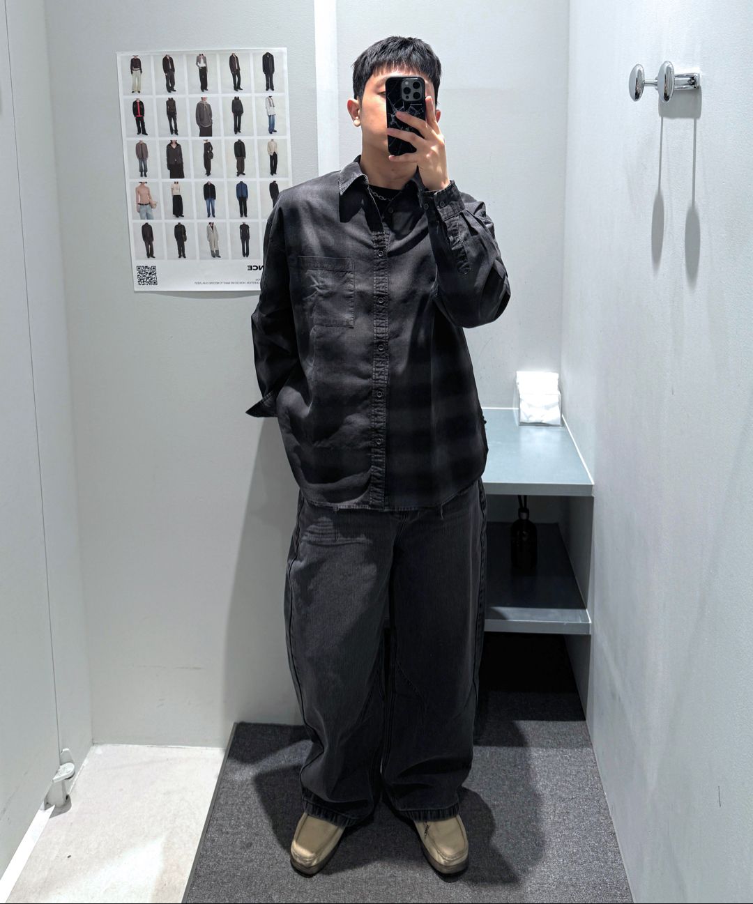 MUSINSA公式 | INSILENCE チェイントウィルバルーンフィットデニム