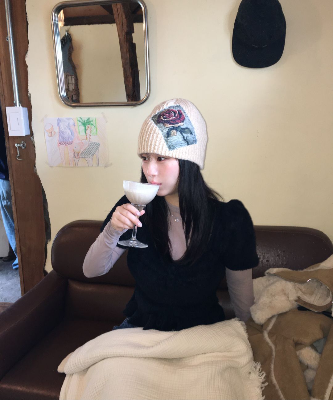 MUSINSA公式 | THE GREATEST ローズパッチビーニー