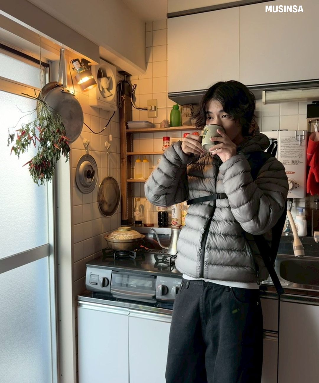 MUSINSA公式 | SUARE ライトシアシェルダウンジャケット - 3カラー