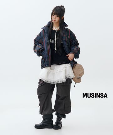 MatinkimSIDE ZIPPER 大容量シングルスカートバッグ MatinKkim SIDE 