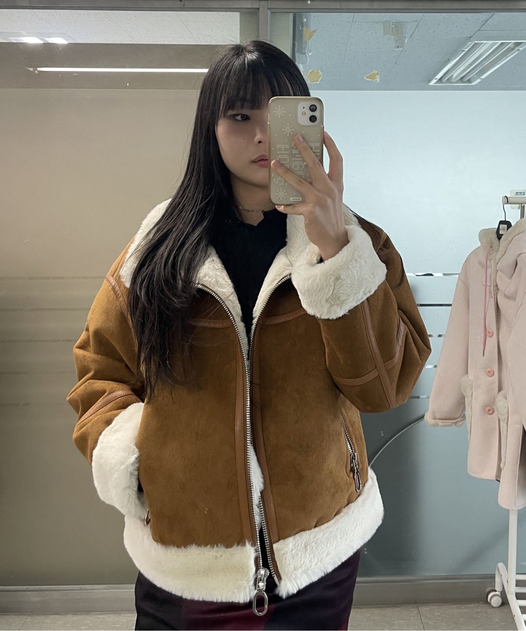 MUSINSA公式 | THE GREEN LAB フェイクファー ハイネック ムートン