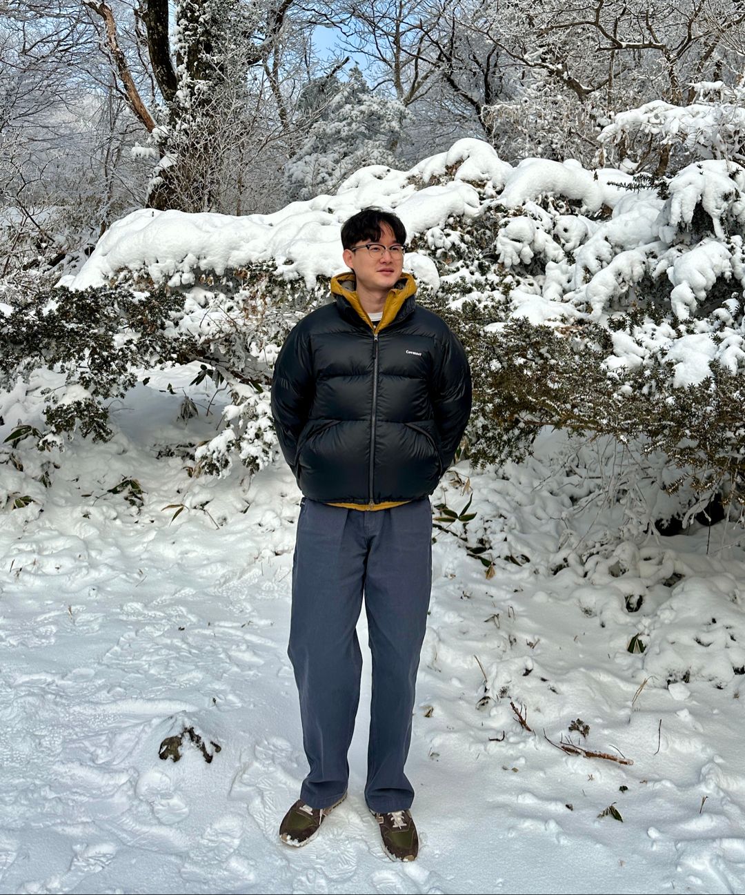 MUSINSA公式 | LEIRE エッセンシャルフードパーカーロイトダウン