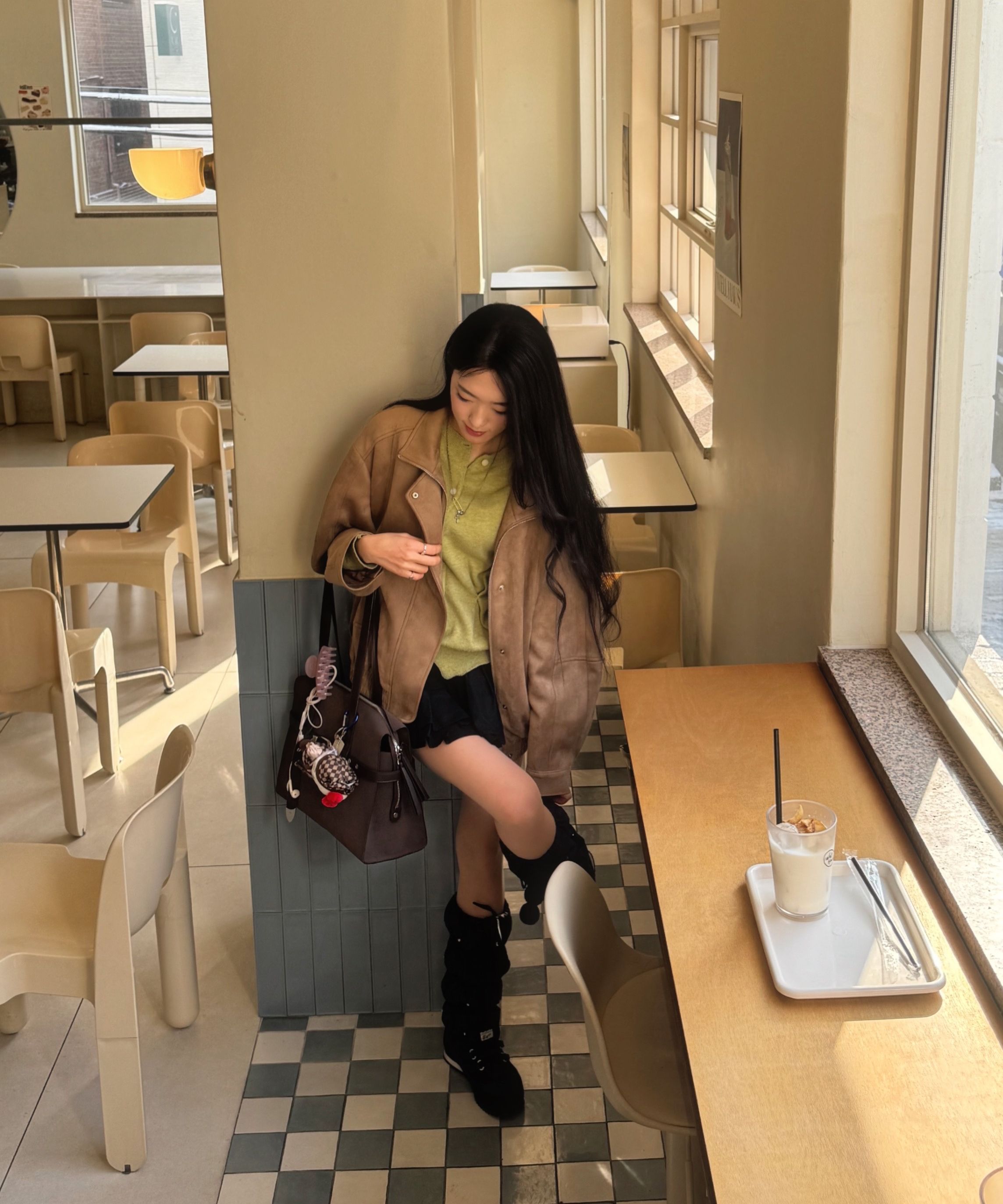 MUSINSA | KHAKIPOINT Cancan Skirt Pants (beige)